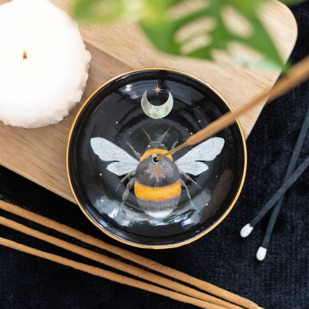 Something Different - Forest Bee Ceramic Incense holder - Multicolours
